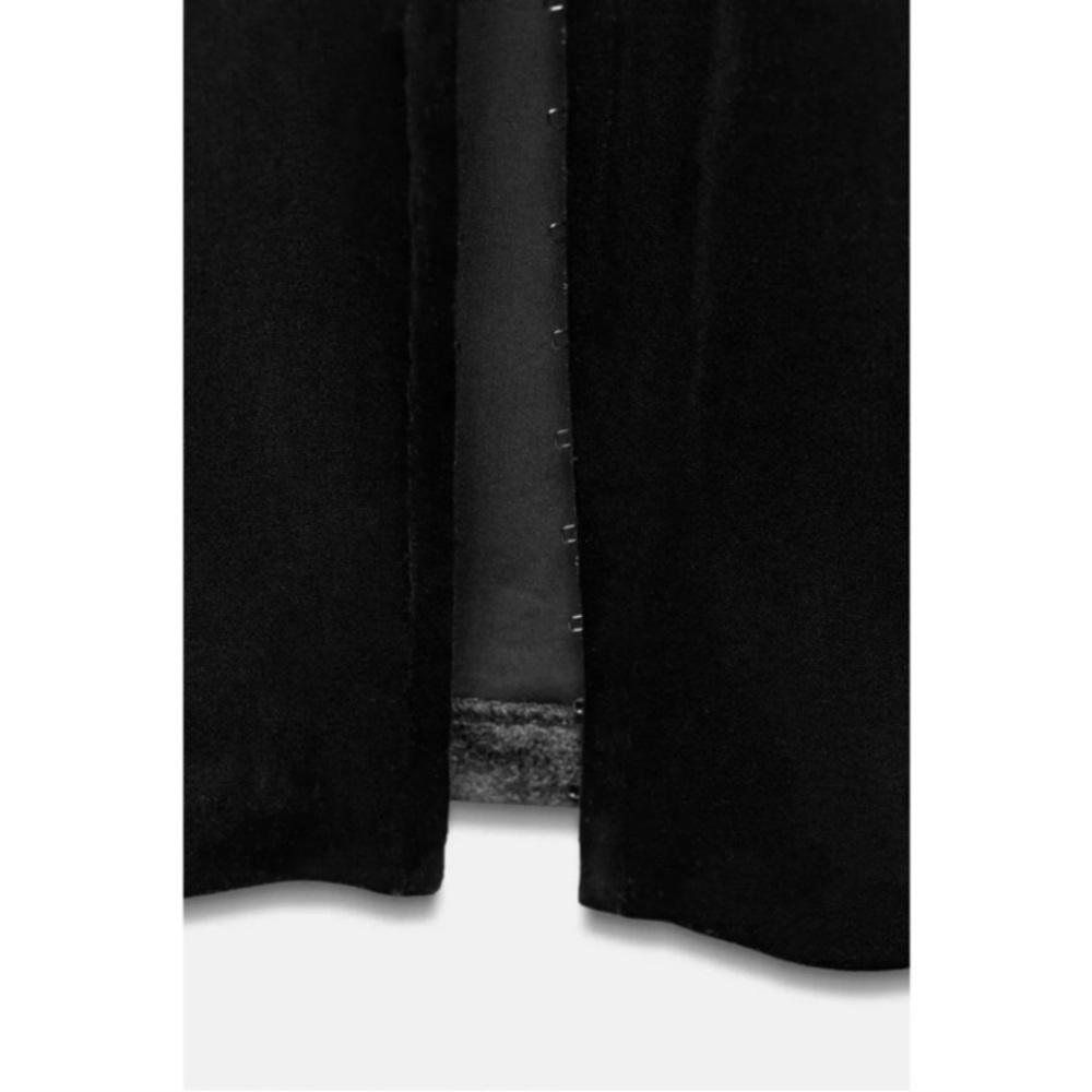 BNWT ZARA Velvet Corset Double Strap style dress Medium - Picture 6 of 7